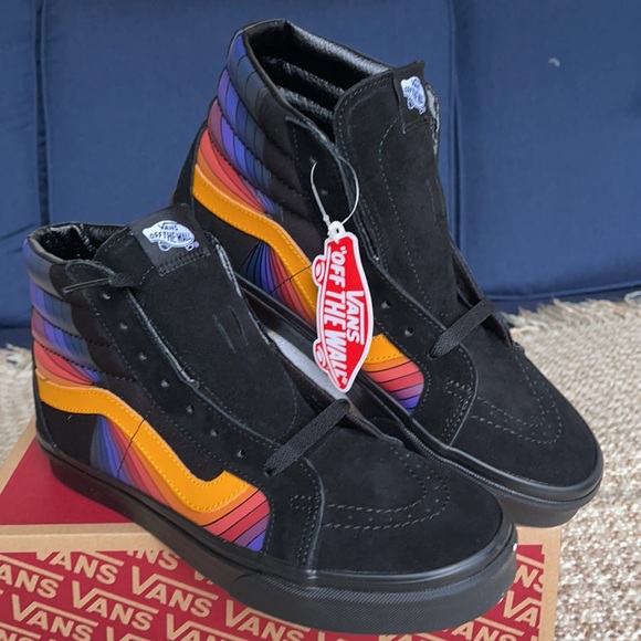Vans Sk8-Hi Reissue Refract Black/Multi Men’s - Picture 7 of 16